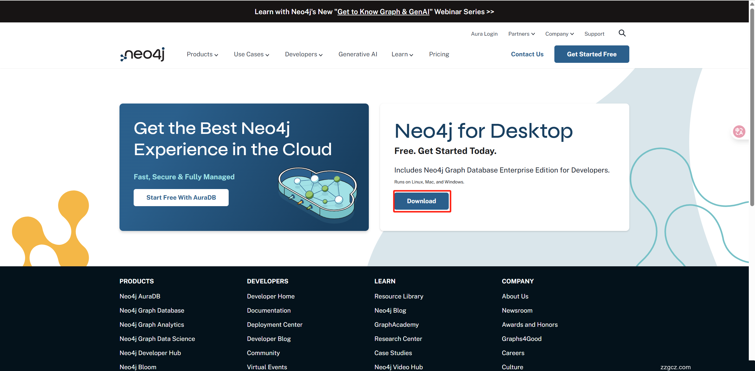 Neo4j Desktop 下载页面