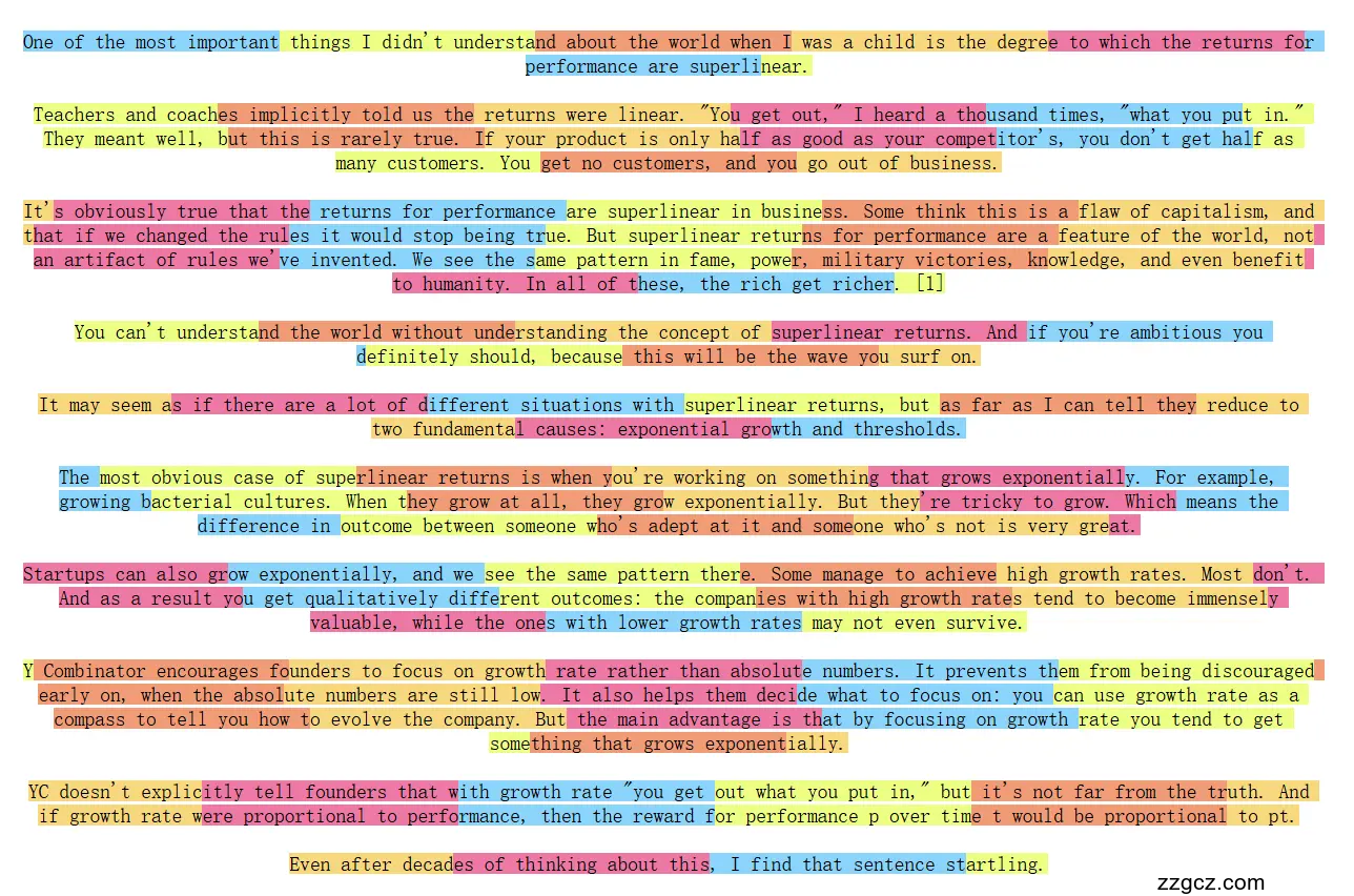 文本分块示意图